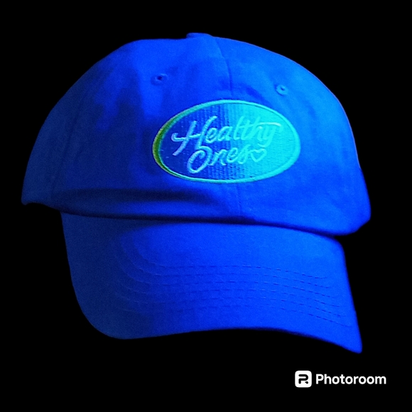 NWOT, Healthy Ones Adjustable Buckle Hats - Blue and Yellow, OS - Picture 12 of 12